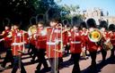 Marching towards Buckingham Palace.